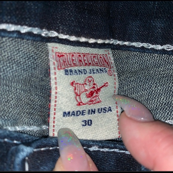 True Religion Dani jeans worn maybe 3 times cute💜 - Picture 4 of 6